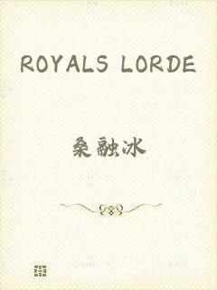 ROYALS LORDE